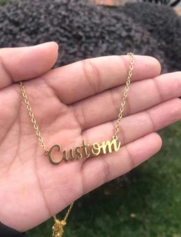 Custom locket necklace